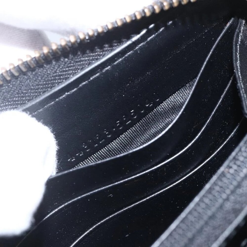 GUCCI GG Marmont Round Long Wallet Leather Black 443123 Auth am10264V - Picture 13 of 16